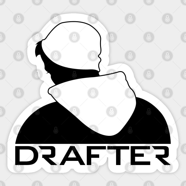 Drafter - 01 Sticker by SanTees